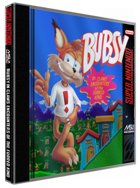 Bubsy in : Claws Encounters of the Furred Kind — box-3D (US)