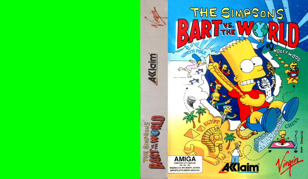 Simpsons, The - Bart vs. The World — box-texture (EU)