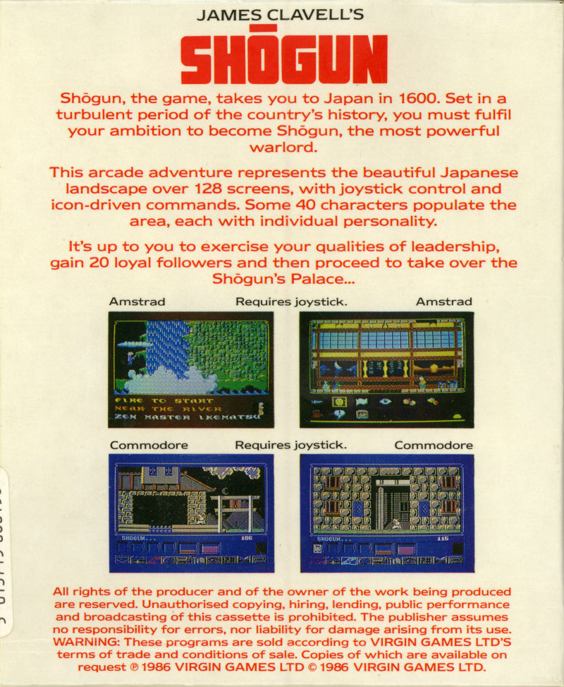 Shogun — box-2D-back (EU)