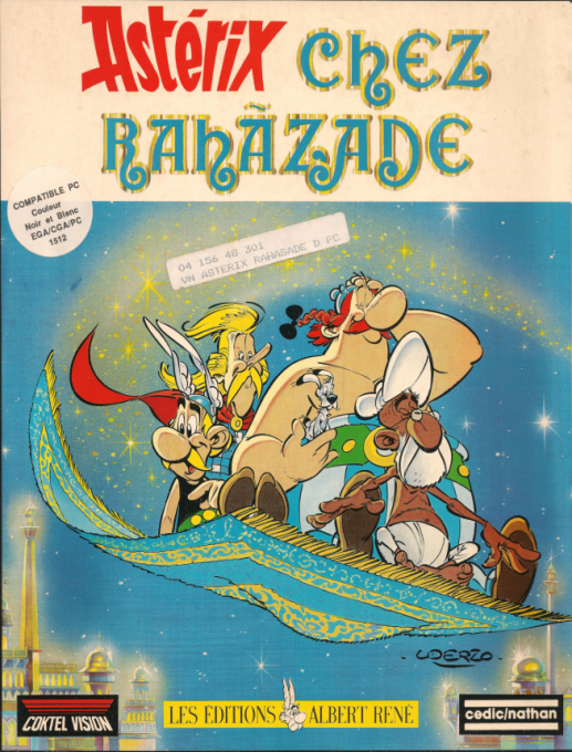 Asterix And The Magic Carpet — box-2D (FR)