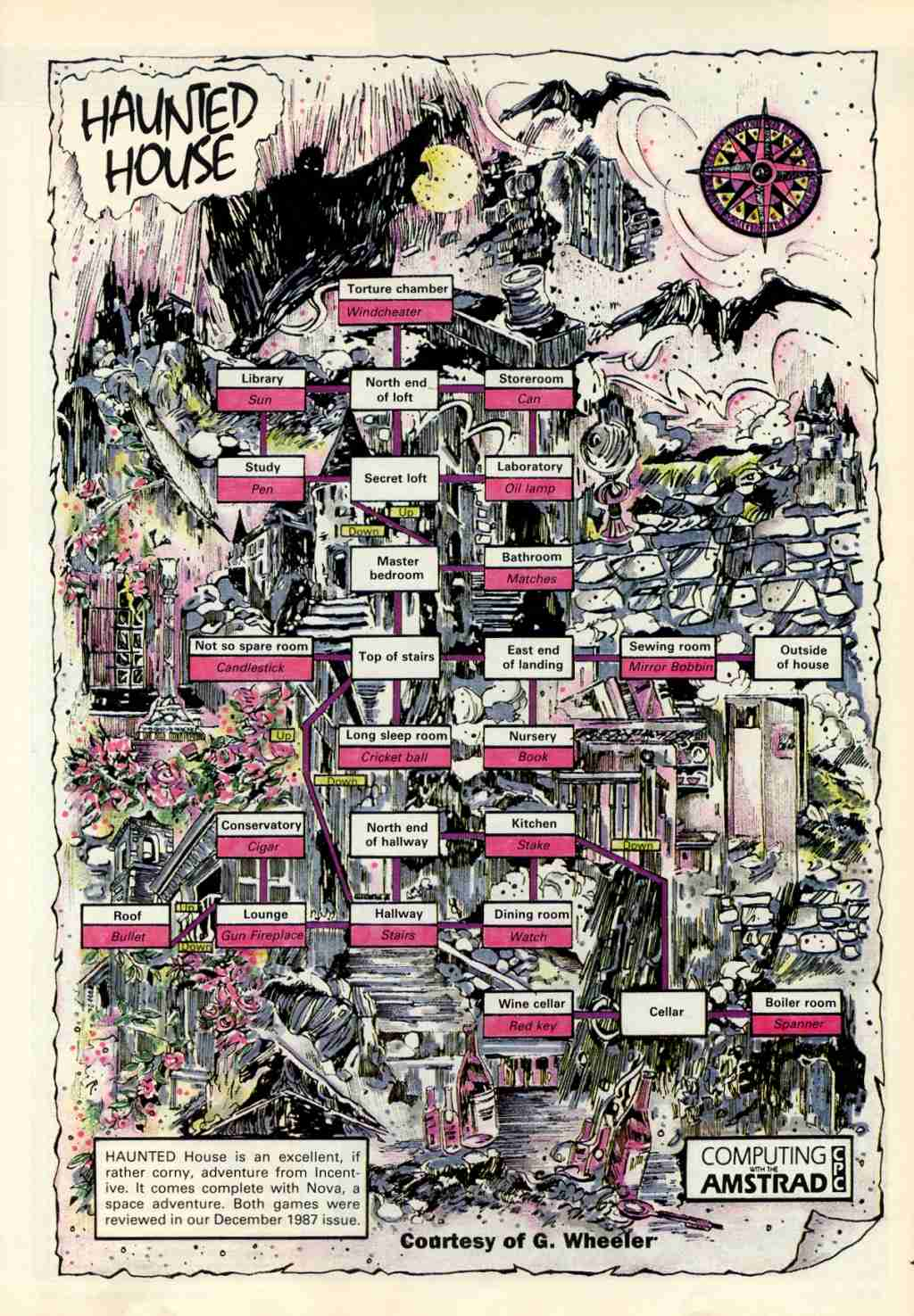 Haunted House — maps