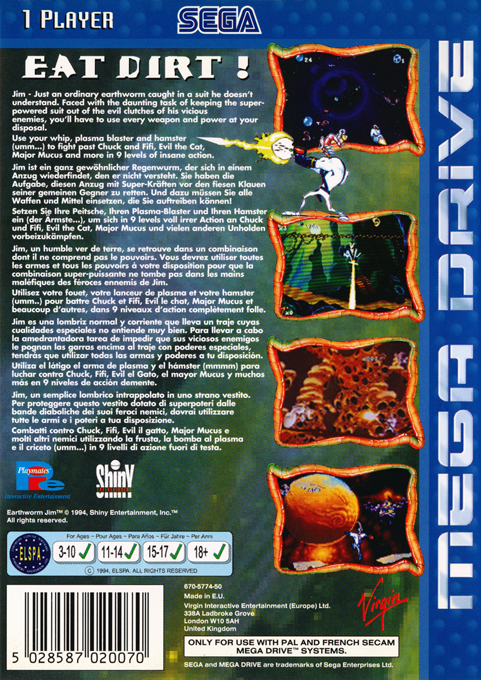 Earthworm Jim — box-2D-back (EU)