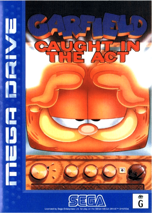 Garfield - Caught In The Act — box-2D (AU)