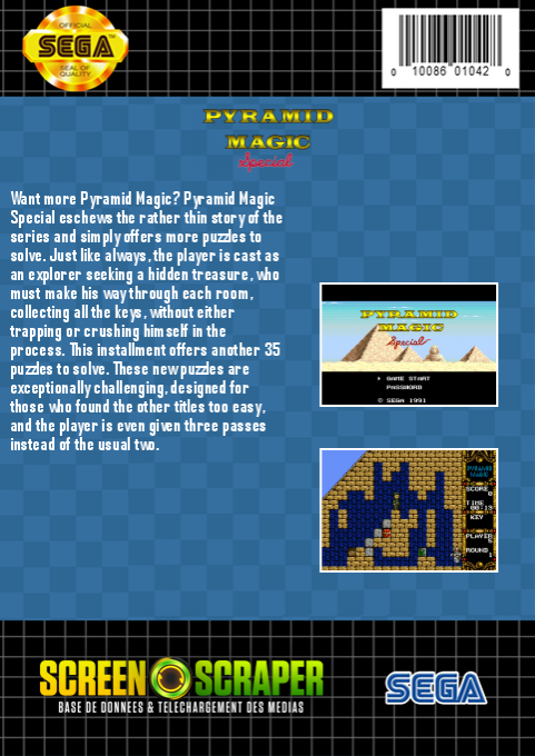 Pyramid Magic Special — box-2D-back (SS)