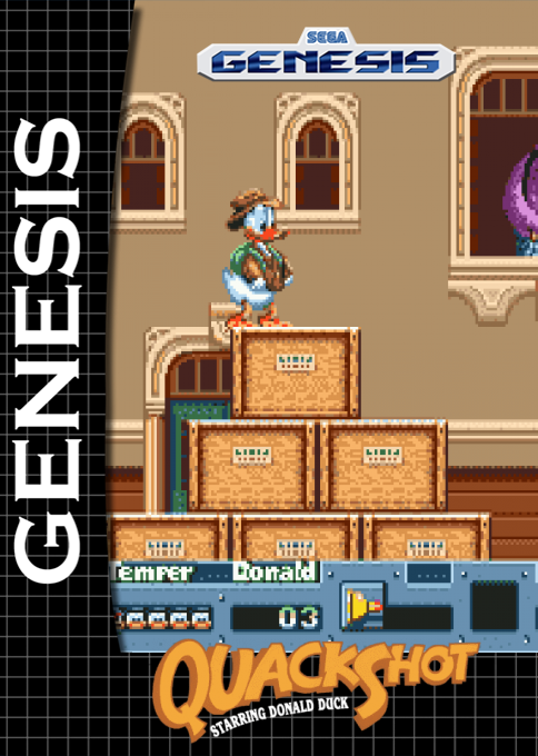 QuackShot Starring Donald Duck — box-2D (SS)