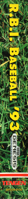 R.b.i. Baseball '93 — box-2D-side (US)