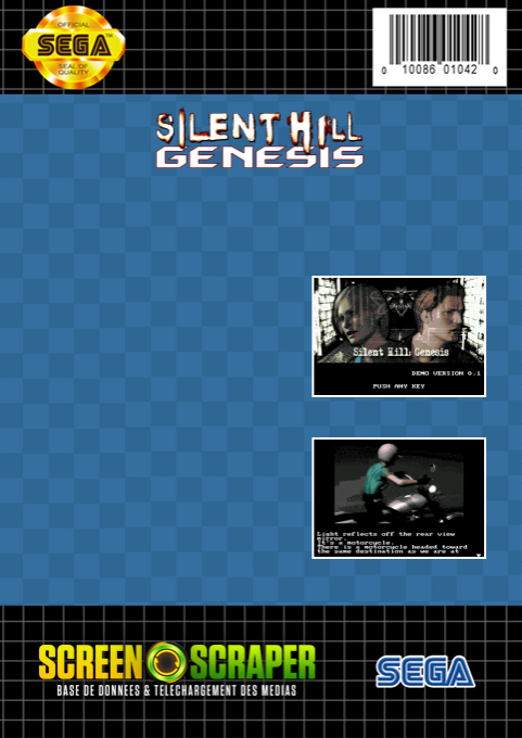 Silent Hill Genesis — box-2D-back (SS)