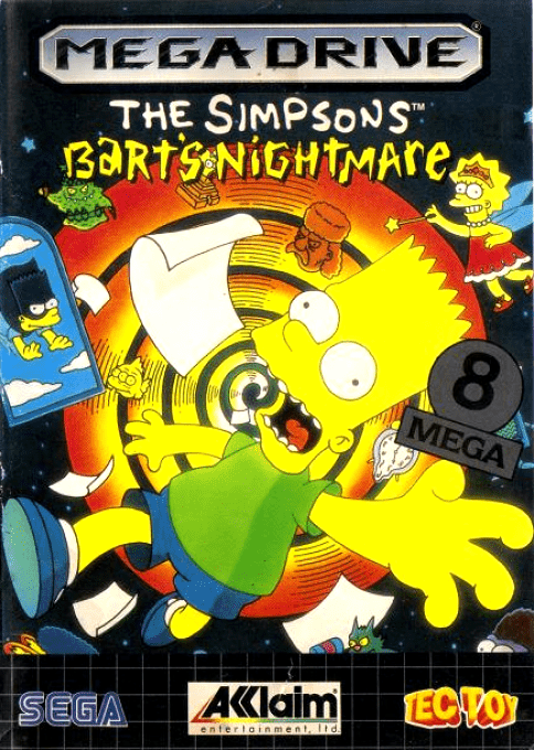 Simpsons - Bart's Nightmare, The — box-2D (BR)