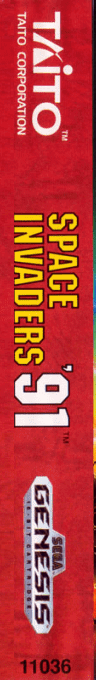 Space Invaders '91 — box-2D-side (US)