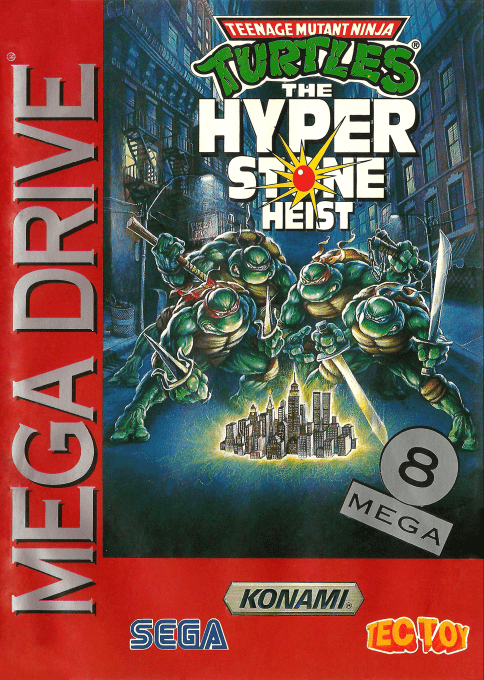 Teenage Mutant Ninja Turtles - The Hyperstone Heist — box-2D (BR)