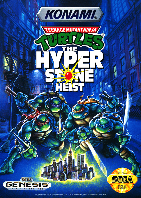 Teenage Mutant Ninja Turtles - The Hyperstone Heist box art