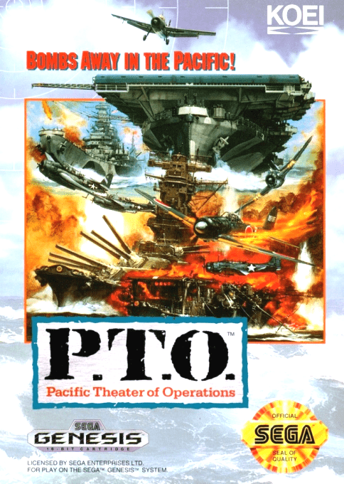 P.T.O. - Pacific Theater of Operations box art