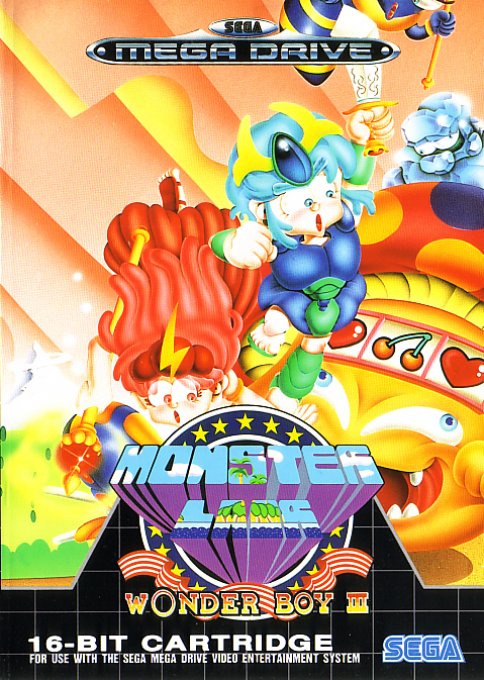 Wonder Boy 3 - Monster Lair box art