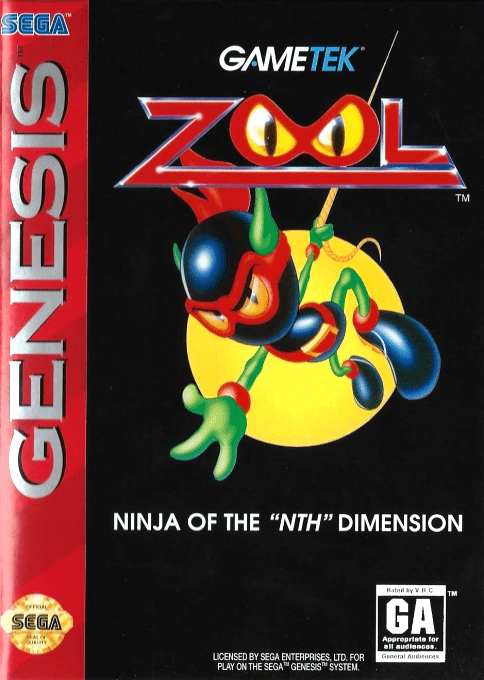 Zool - Ninja of the “Nth” Dimension box art