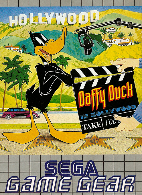 Daffy Duck In Hollywood box art