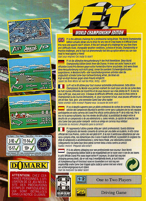 F1 - World Championship Edition — box-2D-back (EU)