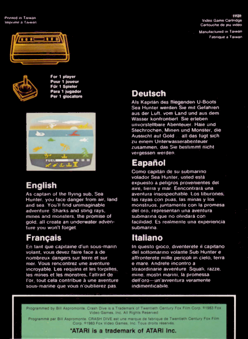 Crash Dive — box-2D-back (EU)