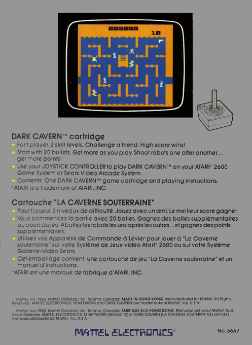 Dark Cavern — box-2D-back (FR)