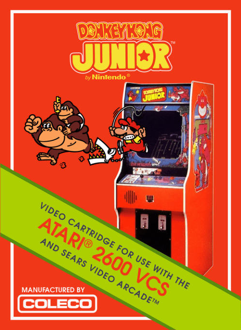 Donkey Kong Jr box art