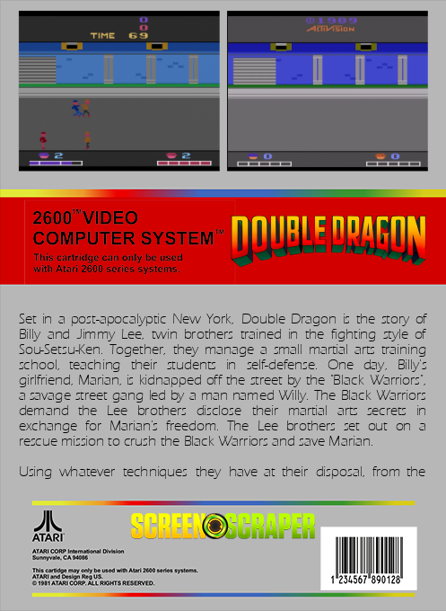 Double Dragon — box-2D-back (SS)