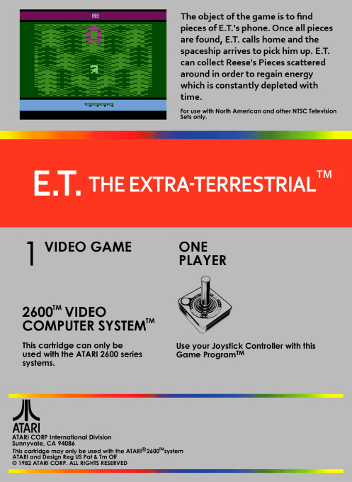 E.T. - Pits Hack — box-2D-back (US)