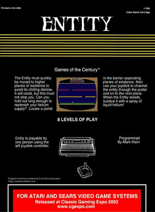 Entity, The — box-2D-back (US)