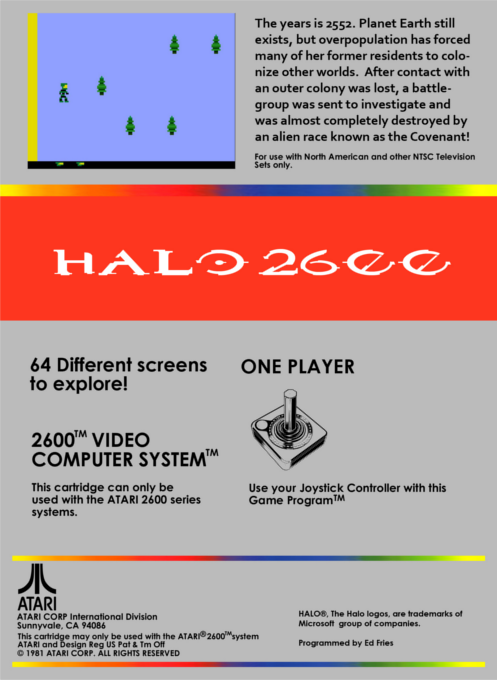 Halo 2600 — box-2D-back (WOR)