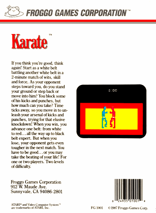 Karate — box-2D-back (US)