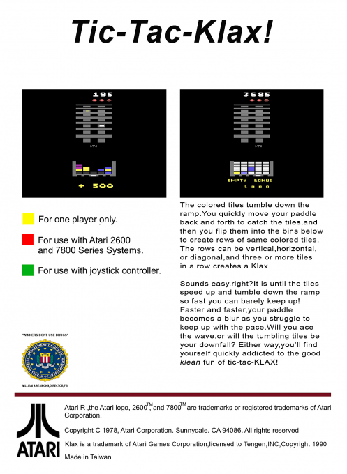 Klax — box-2D-back (EU)