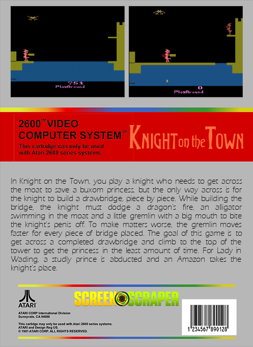 Knight on the Town — box-2D-back (SS)