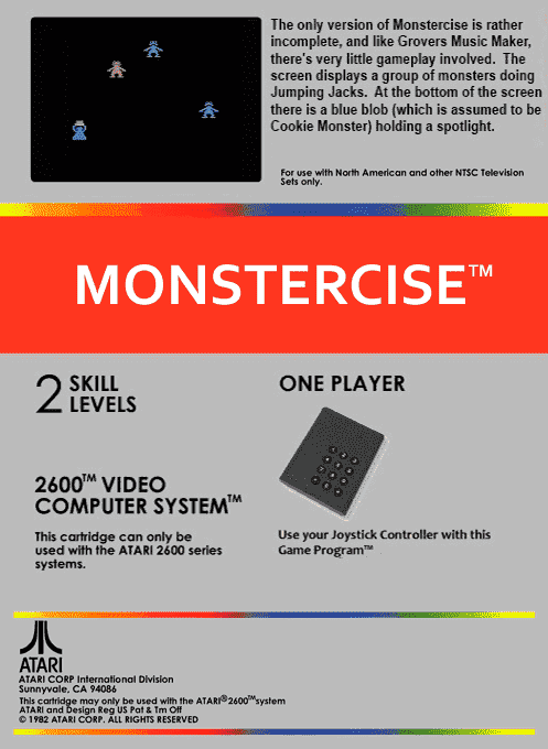 Monstercise — box-2D-back (US)