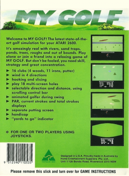My Golf — box-2D-back (AU)
