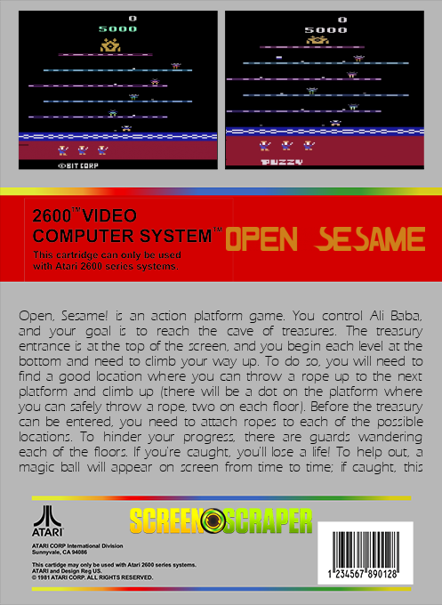 Open Sesame — box-2D-back (SS)