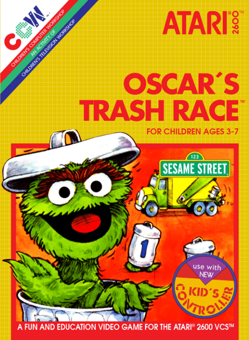 Oscar's Trash Race box art