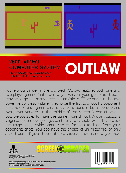 Outlaw — box-2D-back (SS)
