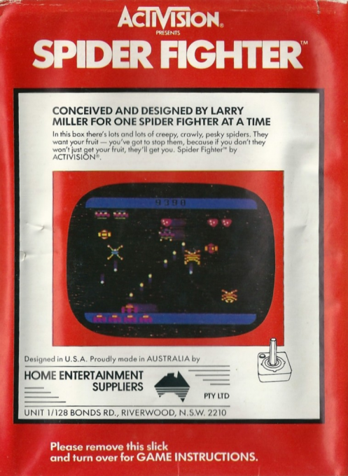 Spider Fighter — box-2D-back (AU)