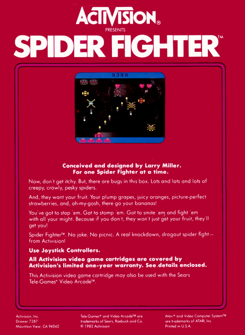 Spider Fighter — box-2D-back (EU)