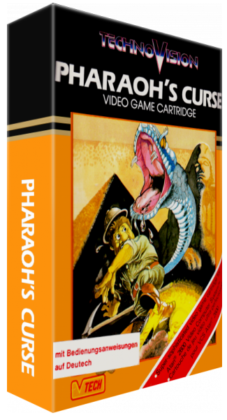 Pharaoh's Curse — box-3D (EU)
