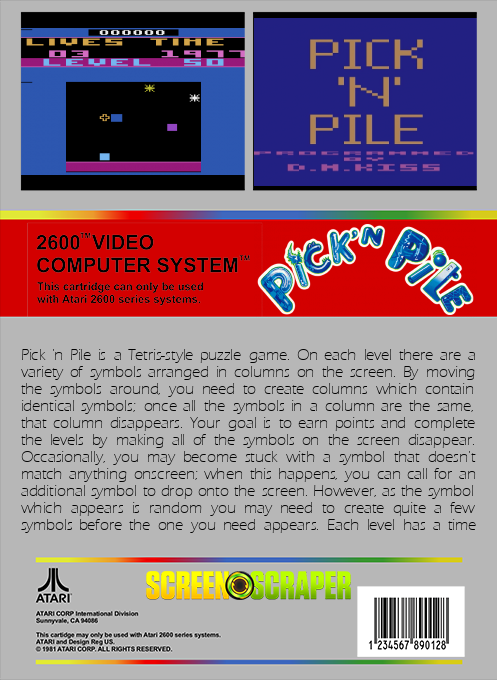 Pick 'n Pile — box-2D-back (SS)