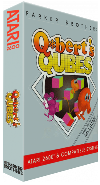 Q-bert's Qubes — box-3D (US)