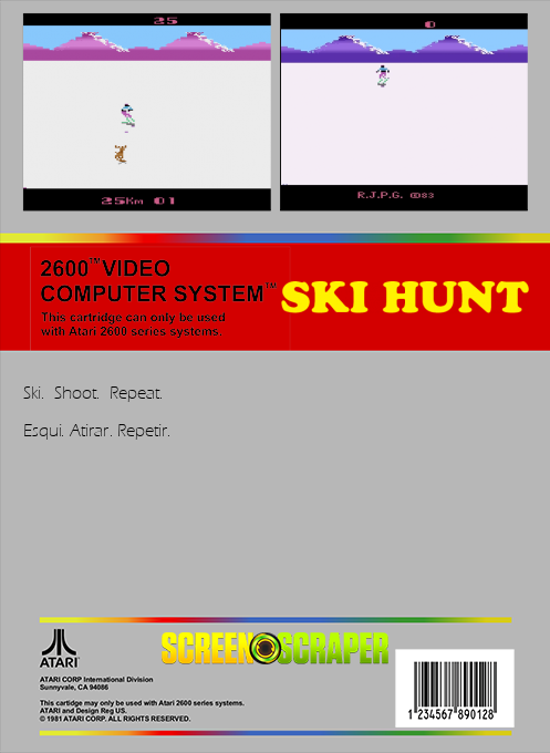 Ski Hunt — box-2D-back (SS)