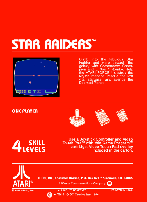 Star Raiders — box-2D-back (US)