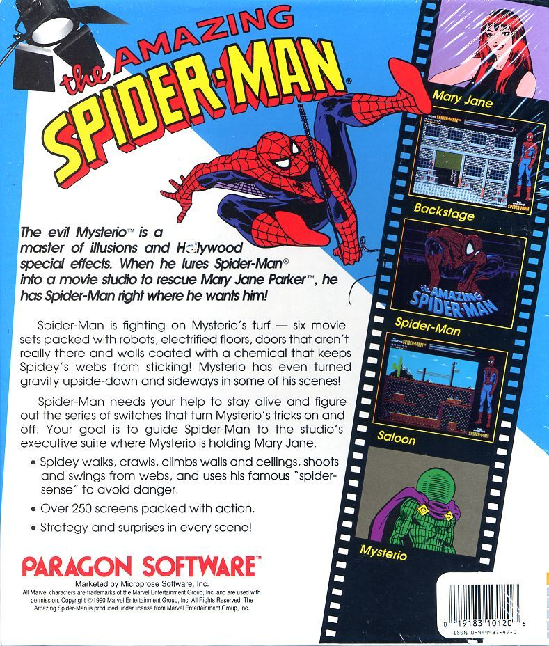 Amazing Spider-Man, The — box-2D-back (US)