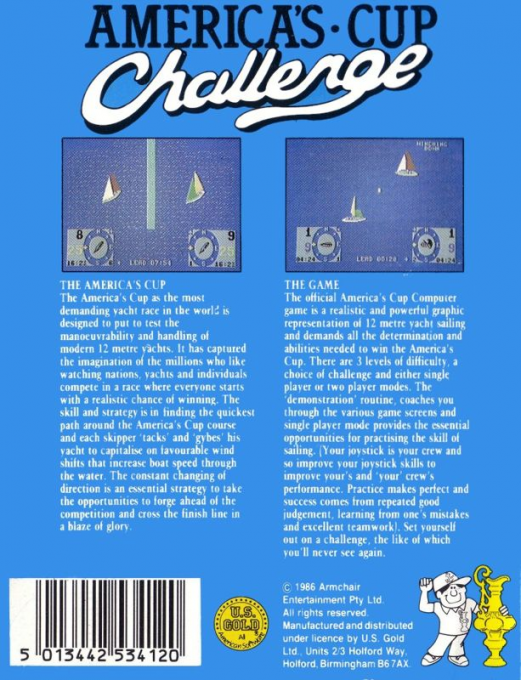 America's Cup Challenge — box-2D-back (EU)