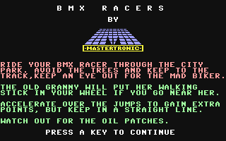 BMX Racers — sstitle (WOR)