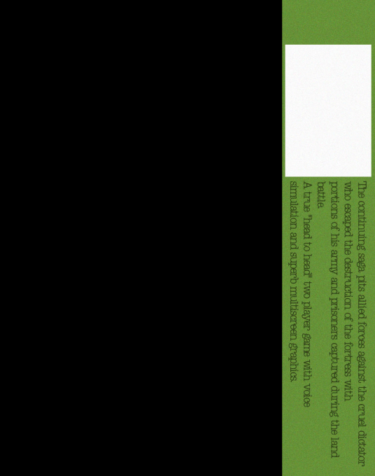 Beach-Head II - The Dictator Strikes Back — box-2D-back (EU)