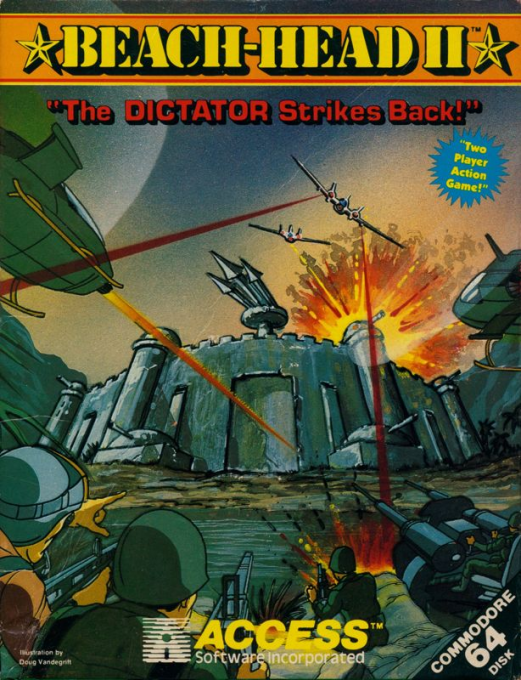 Beach-Head II - The Dictator Strikes Back box art
