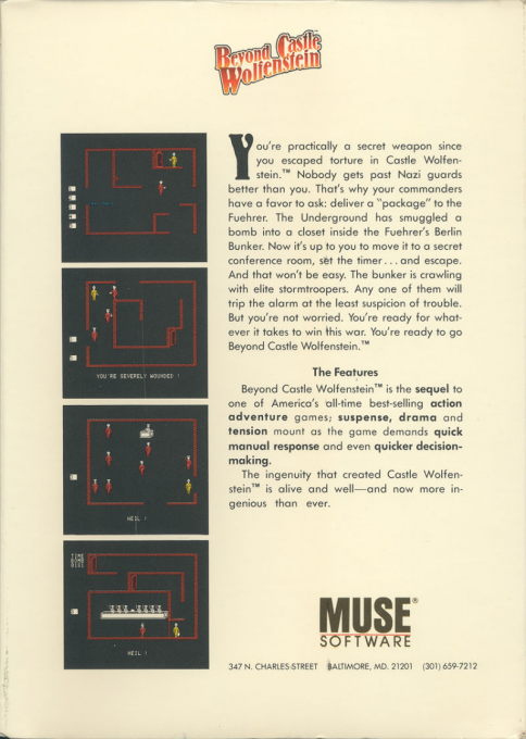 Beyond Castle Wolfenstein — box-2D-back (US)