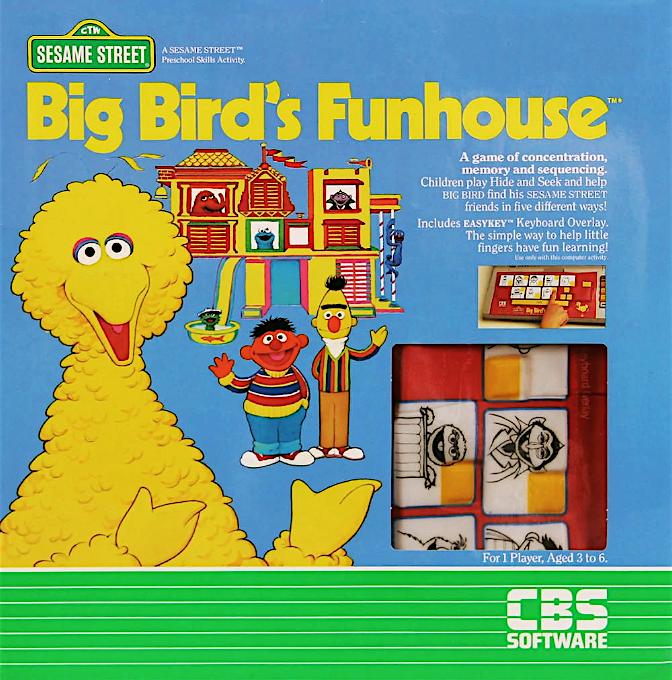 Big Bird's Funhouse box art