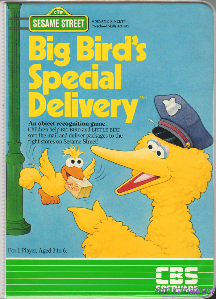 Big Bird's Special Delivery box art